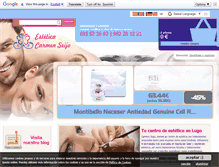 Tablet Screenshot of esteticacarmenseijo.com